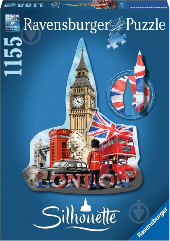 Пазл Ravensburger Биг-Бен (силуэт) RSV-161553 - фото 1 Пазл Ravensburger Биг-Бен (силуэт) RSV-161553 - фото 1