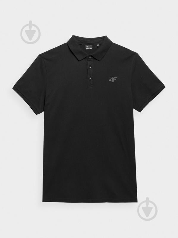 Поло 4F POLO SHIRT M038 4FSS23TPTSM038-20S р.3XL черный - фото 1