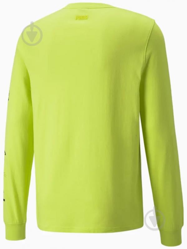 Футболка Puma QUALIFIER LS TEE 53210707 р.M салатовий - фото 7