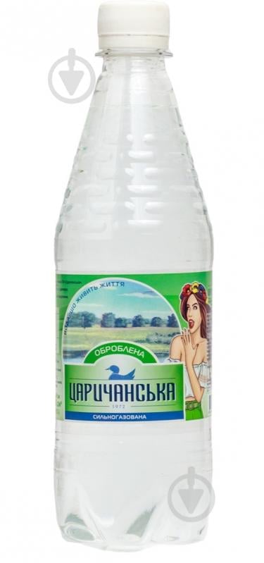 Вода Царичанська слабогазированная 0,5 л - фото 1