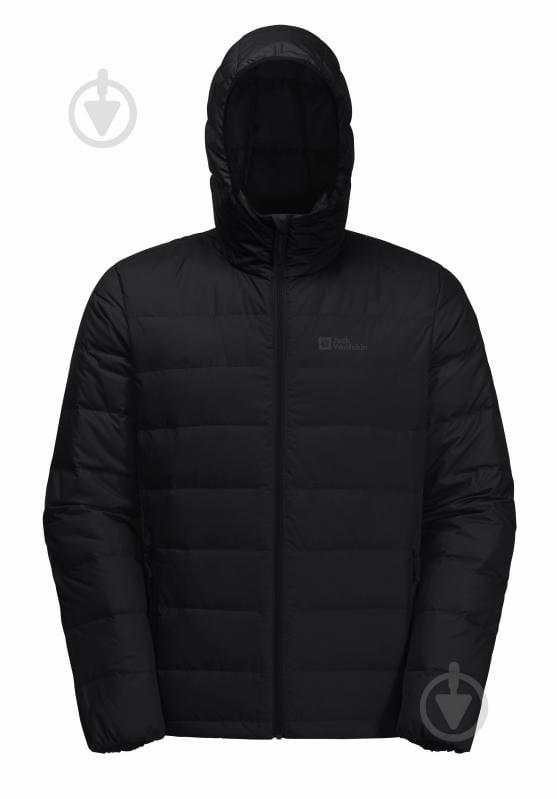 Куртка мужская демисезонная Jack Wolfskin ATHER DOWN HOODY M RDS 1207671_6000 р.4XL черная - фото 2