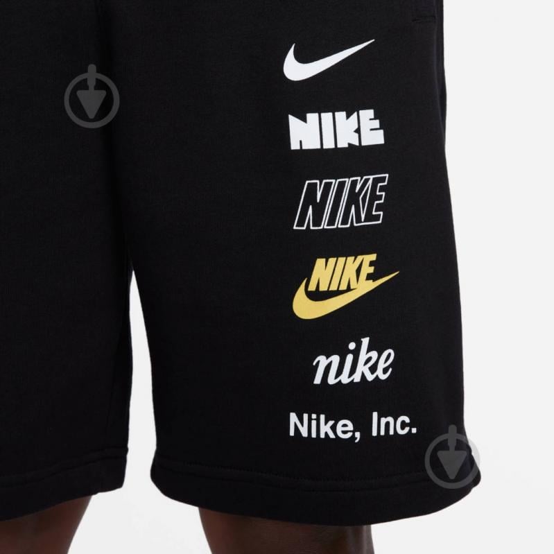 Шорты Nike CLUB+ FT SHORT MLOGO FB8830-010 р. XL черный - фото 3