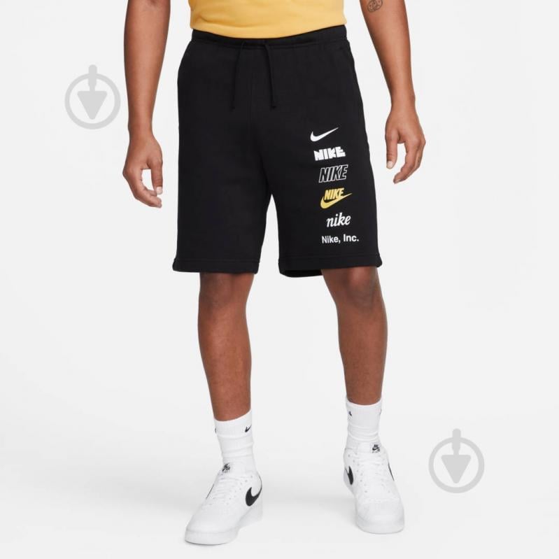 Шорты Nike CLUB+ FT SHORT MLOGO FB8830-010 р. XL черный - фото 4