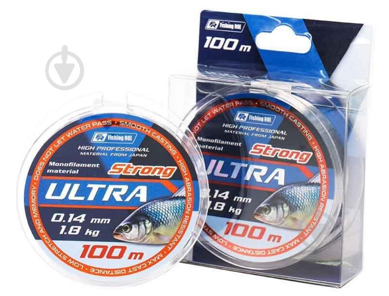 Волосінь Fishing ROI ULTRA Strong 100 м 0,14 мм 1,8 кг - фото 1