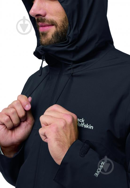 Куртка мужская демисезонная Jack Wolfskin WISPER INS JKT M A61870_6000 р.3XL черная - фото 2 Куртка мужская демисезонная Jack Wolfskin WISPER INS JKT M A61870_6000 р.3XL черная - фото 2