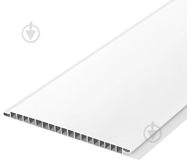 Панель ПВХ Унипласт UP снежно-белая матовая - фото 1