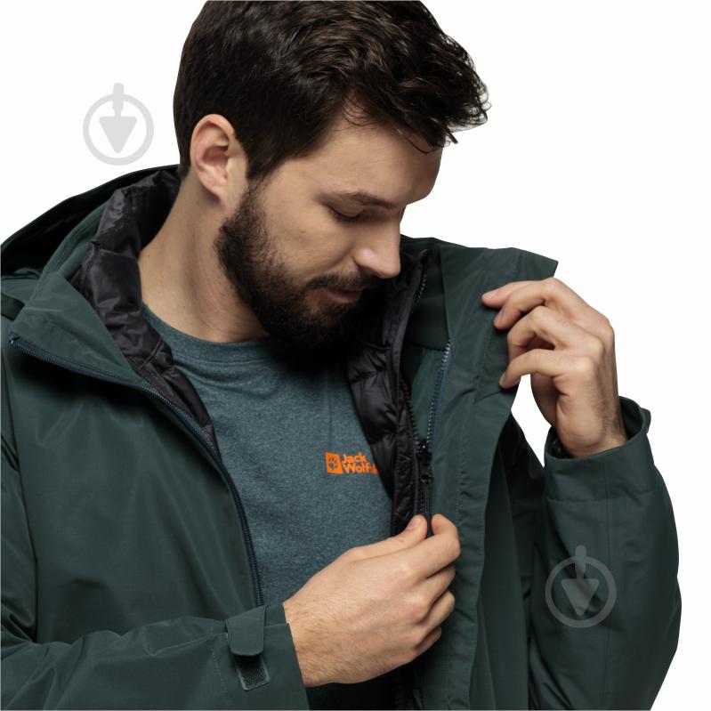 Куртка чоловіча демісезонна Jack Wolfskin PILVI DOWN JKT M RDS 1207701_6000 р.L чорна - фото 5 Куртка чоловіча демісезонна Jack Wolfskin PILVI DOWN JKT M RDS 1207701_6000 р.L чорна - фото 5