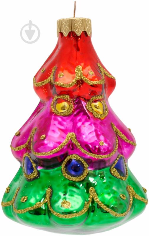 Елочная игрушка Ф-147 Елочка 10 см - фото 1