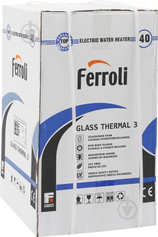 Бойлер Ferroli Glass Thermal 3 VBO40 - фото 5