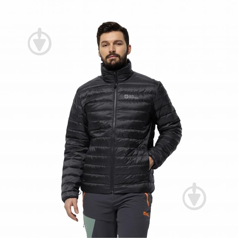 Куртка чоловіча демісезонна Jack Wolfskin PILVI DOWN JKT M RDS 1207701_6000 р.2XL чорна - фото 2 Куртка чоловіча демісезонна Jack Wolfskin PILVI DOWN JKT M RDS 1207701_6000 р.2XL чорна - фото 2