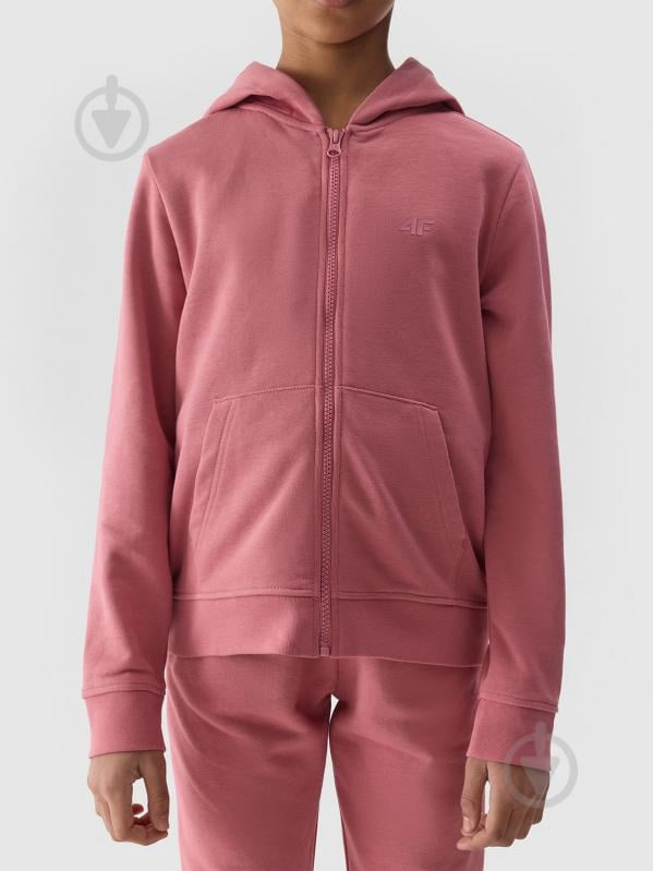 Джемпер 4F SWEATSHIRT F0919 4FJWSS24TSWSF0919-54S р.164 рожевий - фото 5