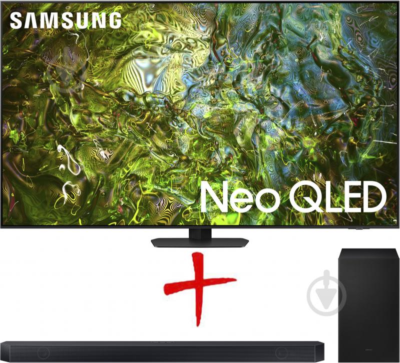 Телевизор Samsung QE55QN90DAUXUA + подарок Саундбар Samsung HW-Q700D/UA - фото 1