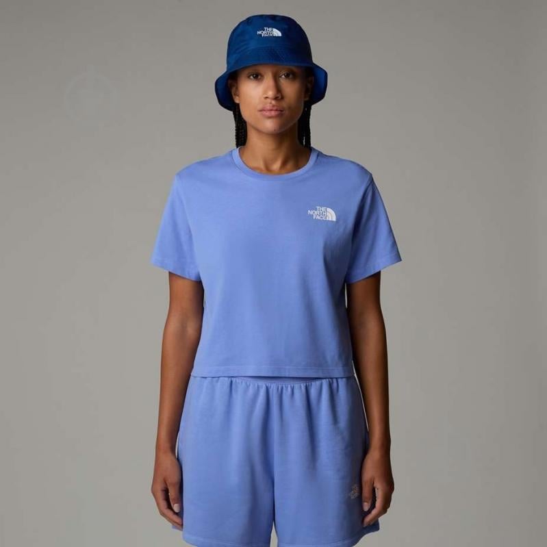 Футболка Cropped Simple SS25 NF0A87U40YI р.L синий - фото 1