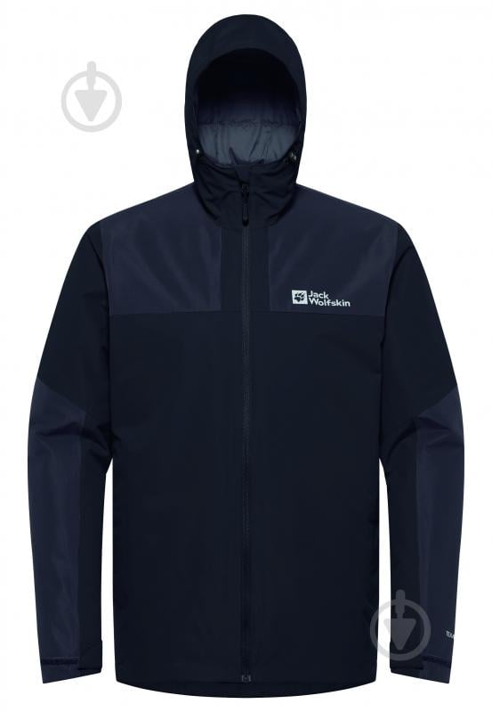 Куртка мужская демисезонная Jack Wolfskin JASPER INS JKT M A61872_6000 р.S черная - фото 2 Куртка мужская демисезонная Jack Wolfskin JASPER INS JKT M A61872_6000 р.S черная - фото 2