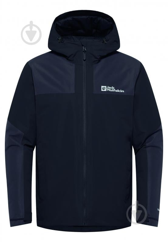 Куртка мужская демисезонная Jack Wolfskin JASPER INS JKT M A61872_6000 р.S черная - фото 4 Куртка мужская демисезонная Jack Wolfskin JASPER INS JKT M A61872_6000 р.S черная - фото 4