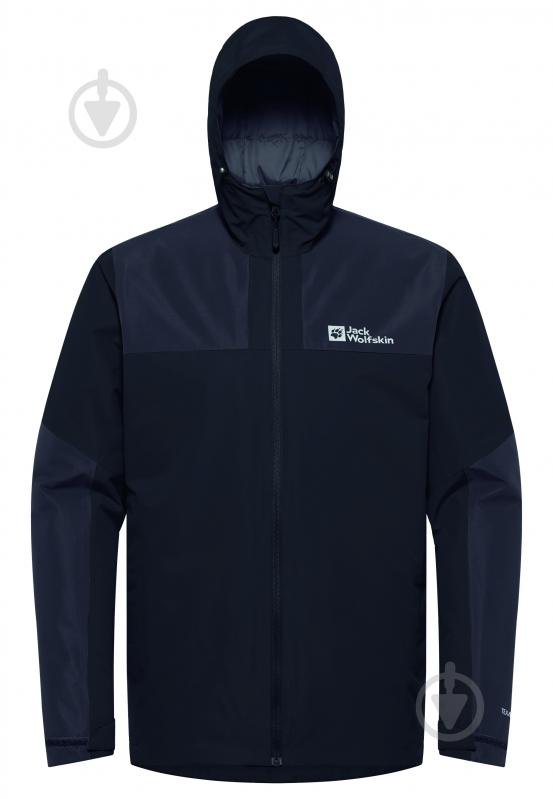 Куртка мужская демисезонная Jack Wolfskin JASPER INS JKT M A61872_6000 р.2XL черная - фото 2 Куртка мужская демисезонная Jack Wolfskin JASPER INS JKT M A61872_6000 р.2XL черная - фото 2