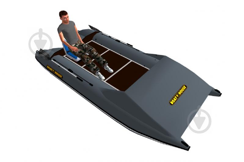 Катамаран BoatHouse SEA FISHER 410 (ДБ+ТО+2КСМ+2СКП+ДУ+ДЭ+Э+УПС+ЯРФ+2ДУ+4МПF) серый - фото 1