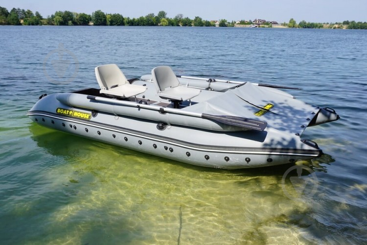 Катамаран BoatHouse SEA FISHER 410 (ДБ+ТО+2КСМ+2СКП+ДУ+ДЭ+Э+УПС+ЯРФ+2ДУ+4МПF) серый - фото 6