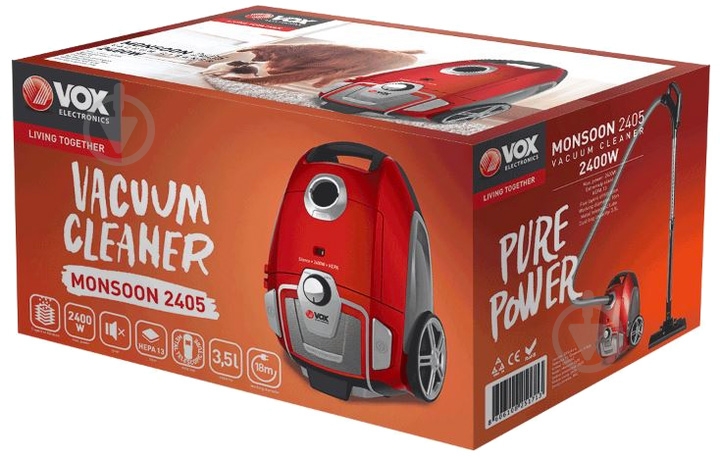 Пылесос VOX Electronics Monsoon2405 - фото 3