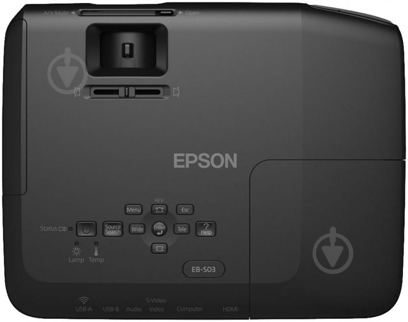 Проектор Epson EB-S03 (V11H556140) - фото 3