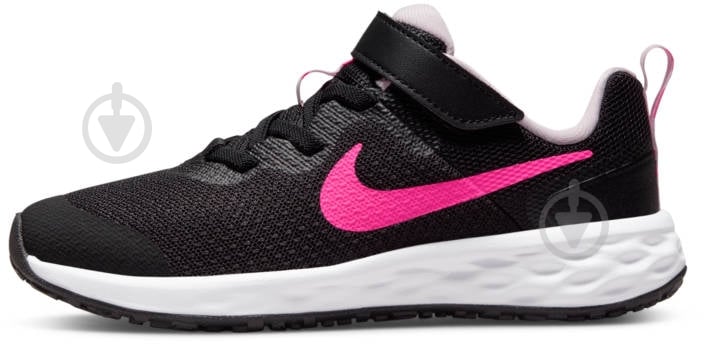 Кросівки демісезонні Nike REVOLUTION 6 DD1095-007 р.33,5 чорні - фото 2