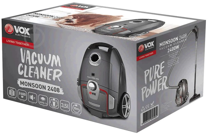 Пылесос VOX Electronics Monsoon2408 - фото 3
