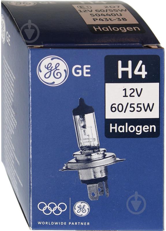 Автолампа галогенна GENERAL ELECTRIC 50440 H4 55 Вт 1 шт.(50440) - фото 3
