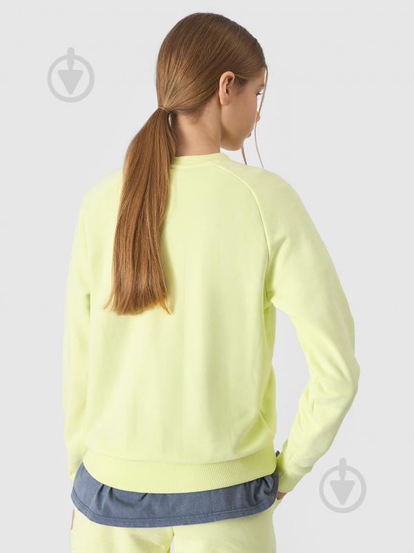 Свитшот 4F SWEATSHIRT F0920 4FJWSS24TSWSF0920-72S р.158 желтый - фото 2