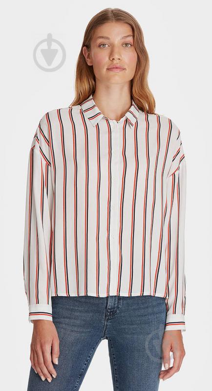 Сорочка Mavi STRIPE SHIRT 122288-28945 р. M червоно-синій - фото 2