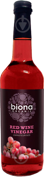 Уксус BIONA ORGANIC винный красный (8000019290134) 500 мл - фото 1