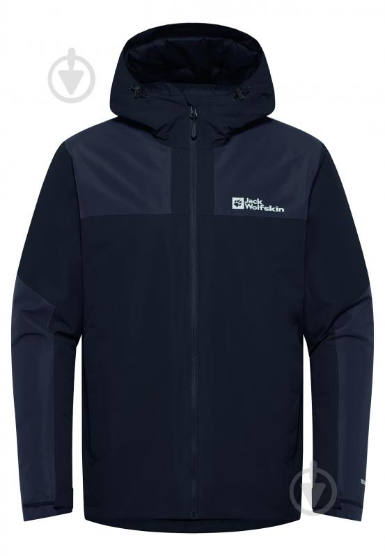 Куртка мужская демисезонная Jack Wolfskin JASPER INS JKT M A61872_6000 р.M черная - фото 4 Куртка мужская демисезонная Jack Wolfskin JASPER INS JKT M A61872_6000 р.M черная - фото 4