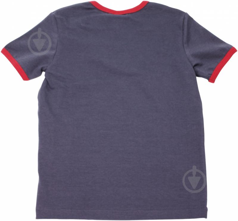 Футболка для мальчика Conte-Kids BF 014 р.128 серый с красными вставками - фото 2