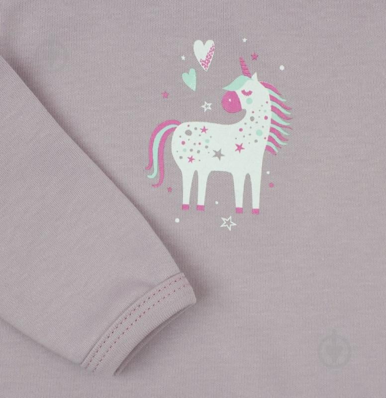 Боди для девочки Luna Kids Единорог р.68 сиреневый - фото 2