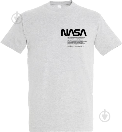 Футболка Sol's IMPERIAL 190 NASA WORM 11500300/81XXL р.XXL сірий - фото 1