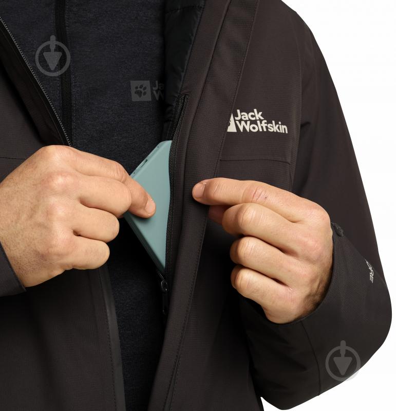 Куртка чоловіча демісезонна Jack Wolfskin WISPER INS JKT M A61870_D0108 р.M коричнева - фото 5