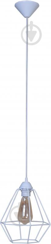 ВИТРИНА! Подвес Lamperia Iron mini crystal 1x60 Вт E27 белый - фото 1