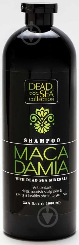 Шампунь Dead Sea Collection Macadamia Mineral з мінералами Мертвого моря і олією макадамії жіночий 1000 мл - фото 1