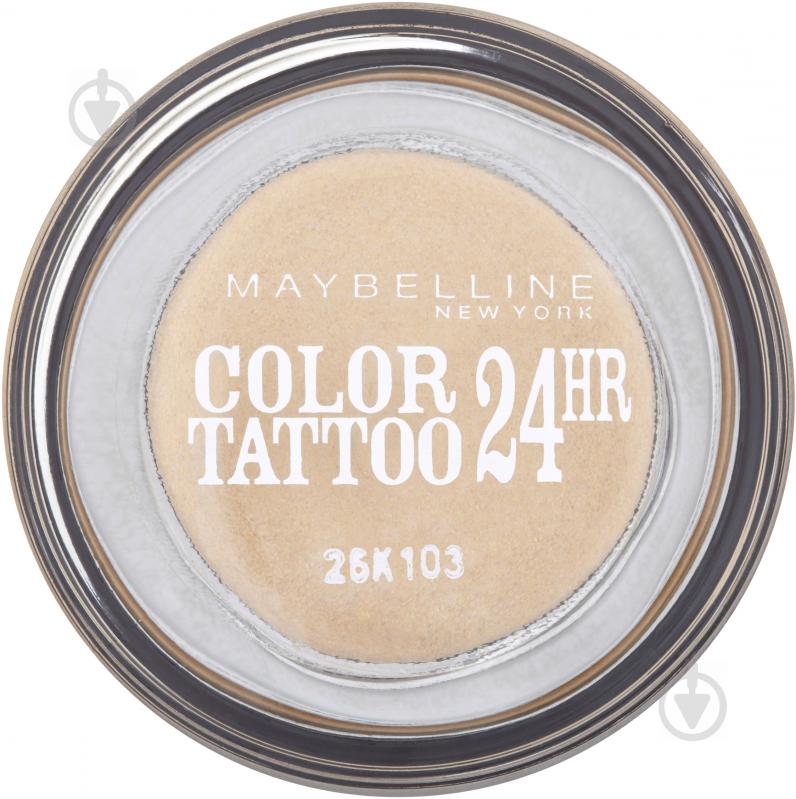 Тени для век Maybelline New York Color Tattoo 24 Hour №05 eternal gold №05 eternal gold 4,5 г - фото 1