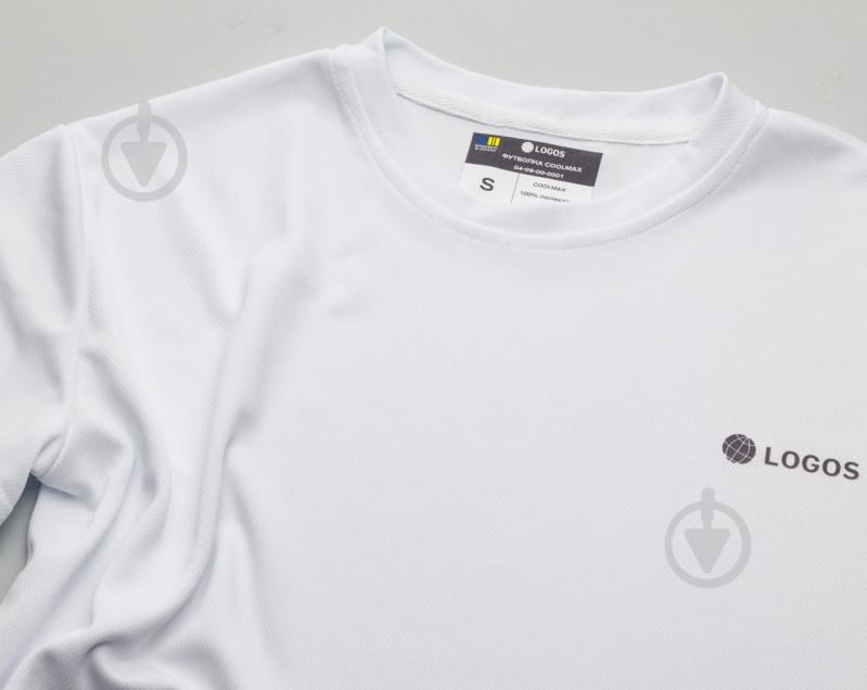 Футболка LOGOS-Tac из COOLMAX без нанесения 04-09-00-0001 р.4XL молочный - фото 2