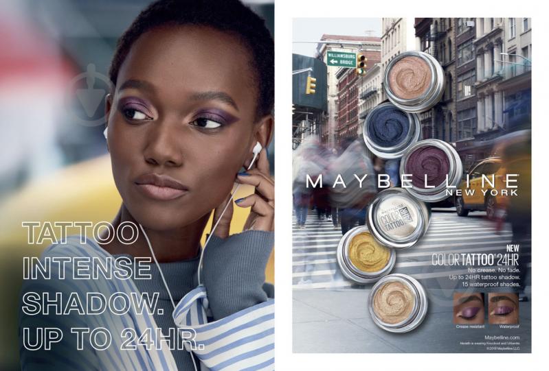 Тени для век Maybelline New York Color Tattoo 24 Hour №35 on and on bronze №35 on and on bronze 4,5 г - фото 11