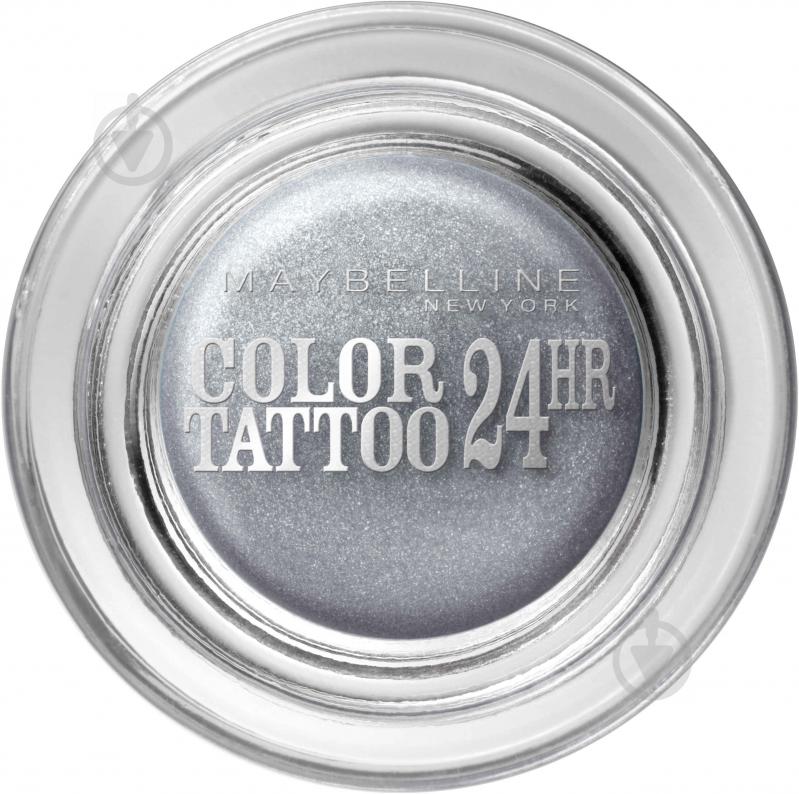 Тени для век Maybelline New York Color Tattoo 24 Hour №50 eternal silver №50 eternal silver 4,5 г - фото 1