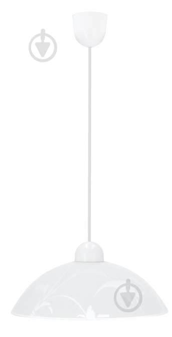 Люстра подвесная Candellux Mangano 1x60 Вт E27 белый 31-16768 - фото 1