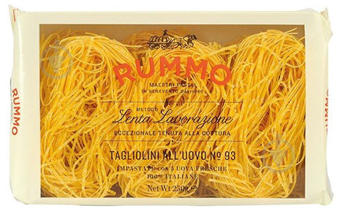 Паста TM RUMMO Яичная Tagliolini All'uovo N93 250 г - фото 1