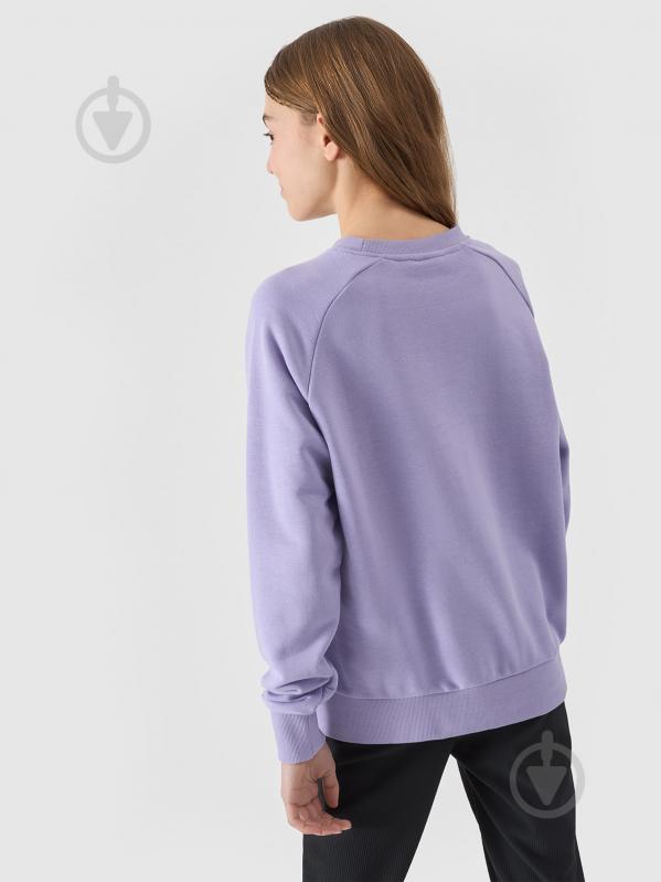 Світшот 4F SWEATSHIRT F0920 4FJWSS24TSWSF0920-52S р.134 фіолетовий - фото 3