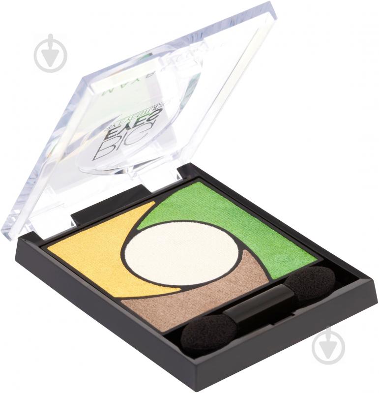 Тени для век Maybelline New York Big Eyes By Eyestudio №2 luminous grass №2 luminous grass 3,75 г - фото 2