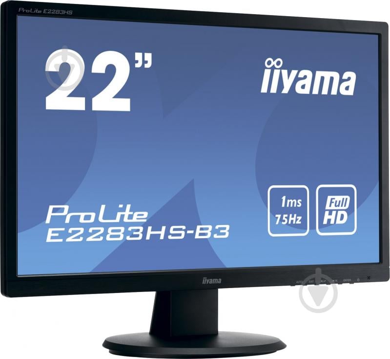 Монитор Iiyama ProLite 21,5" (E2283HS-B3) - фото 2