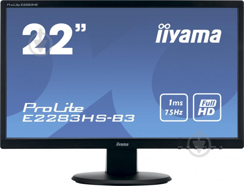 Монитор Iiyama ProLite 21,5" (E2283HS-B3) - фото 1