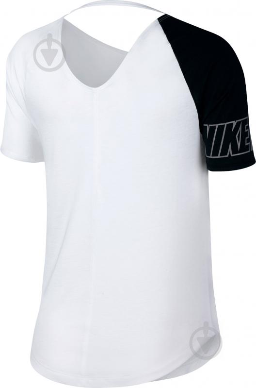 Футболка Nike W NK MILER TOP SS SD AV8177-100 р.XS белый - фото 2