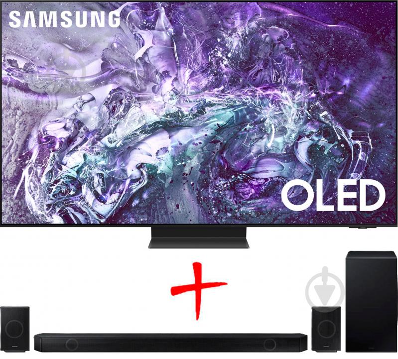 Телевизор Samsung QE77S95DAUXUA + подарок Саундбар Samsung HW-Q990D/UA - фото 1