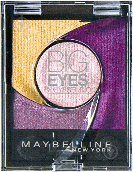 Тіні для повік Maybelline New York Big Eyes By Eyestudio №5 luminous purple №5 luminous purple 3,75 г - фото 1